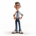 Youthful Protagonist: 3d Doctor Guy Illustration With Authenticity