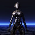 3D Illustration of a Fembot Royalty Free Stock Photo