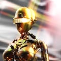 3D Illustration of a Fembot Royalty Free Stock Photo