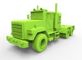 3d illustration of generic truck.