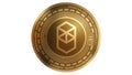 3d Illustration Golden Fantom FTM Cryptocurrency Coin Symbol Royalty Free Stock Photo