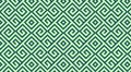 3D illustration of a green African pattern
