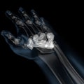 3d illustration of human body skeletal carpal