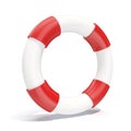 3d illustration icon lifebuoy isolated on white background. Royalty Free Stock Photo