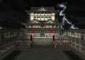 3D Illustration Japanese Temple