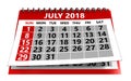 july 2018 calendar