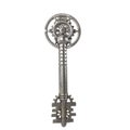 3d illustration key fantasy in the style of steampunk on an isolated white background Royalty Free Stock Photo