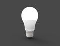3D illustration of a LED light bulb in studio background Royalty Free Stock Photo