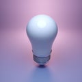 Light Bulb isolated, close-up