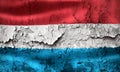 3D-Illustration of a Luxembourg flag - realistic waving fabric flag Royalty Free Stock Photo