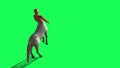 Male Centaur Half Horse Half Man on green screen