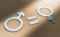 Women Rights, Sexual or Gender Equality Royalty Free Stock Photo