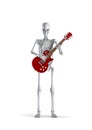 Skeleton guitarist Royalty Free Stock Photo