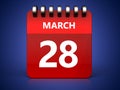 3d 28 march calendar