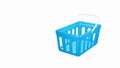 3D illustration Minimal shopping basket icon Logo illustration and design. An online shop and marketplace element Royalty Free Stock Photo