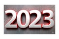 Number 2023 3d.