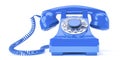 Old blue phone Royalty Free Stock Photo