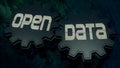 3D Illustration: Open Data Gears