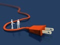 3D illustration of outlet