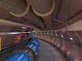 3D-illustration of a particle accelerator and hadron collider