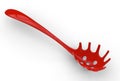 3d illustration of pasta scoop