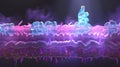 3D illustration of a plasma membrane showing detailed cellular structure and molecular components Royalty Free Stock Photo