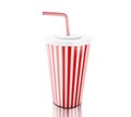3d Plastic fastfood cup Royalty Free Stock Photo