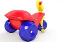 3D plastic tricycle