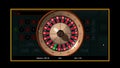 Playing Online Casino Gambling Roulette Wheel Game On The Digital Tablet Royalty Free Stock Photo