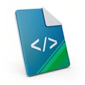 Programming File 3D Illustration