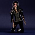 3D Illustration of a Fantasy Woman, Digital Model