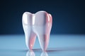 3D illustration rendering showcases a tooth for dental and health care concept