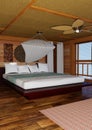 3D Rendering Resort Room