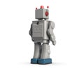 3d illustration of vintage robot toy isolated on white. Royalty Free Stock Photo