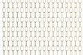 3d illustration of rows of silvery metal chains Royalty Free Stock Photo