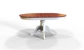 3d illustration of rustic countrystyle table