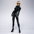 3D illustration of a science-fiction female Royalty Free Stock Photo