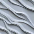 3D illustration seamless pattern waves light and shadow. Royalty Free Stock Photo