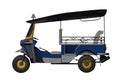 3d illustration. side view . Thailand three wheel native taxi, Thailand Tuk Tuk,Asia, Bangkok, Concept THAILAND TRAVEL . Royalty Free Stock Photo