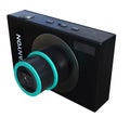 3D-illustration of small takeaway camera with compact design over white