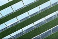 3D illustration solar panels. Solar panel produces green, environmentally friendly energy from the sun. Concept energy Royalty Free Stock Photo