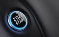 2022 start button Royalty Free Stock Photo