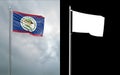 State flag of Belize with alpha channel