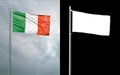 State flag of the Italian Republic with alpha channel