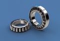 3D illustration of tapered roller bearings Royalty Free Stock Photo