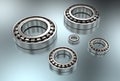 3D illustration of tapered roller bearings Royalty Free Stock Photo