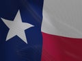 Flag of Texas Royalty Free Stock Photo