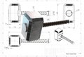 3d illustration of thor hammer