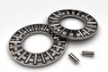 3d illustration of thrust needle bearings Royalty Free Stock Photo