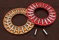 3d illustration of thrust needle bearings Royalty Free Stock Photo